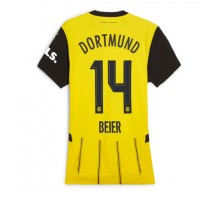 Borussia Dortmund Maximilian Beier #14 Koszulka Podstawowa damskie 2024-25 Krótki Rękaw